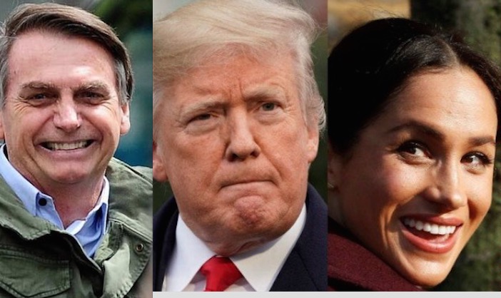 'Time' abre votação para 'Personalidade do Ano' com Trump, Meghan, Bolsonaro e outros