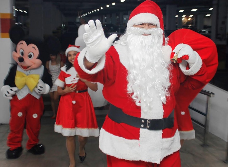 Papai Noel chega ao Plaza nesta segunda-feira