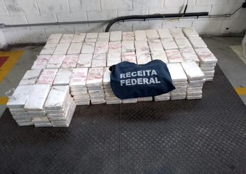 Receita Federal apreende 331 quilos de cocaína em porto