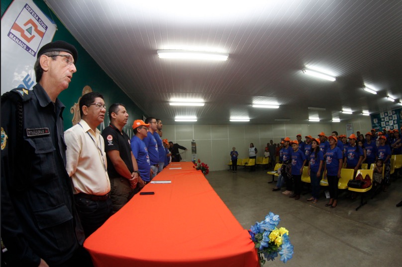 Nova turma de agentes comunitários  da Defesa Civil é formada em Manaus