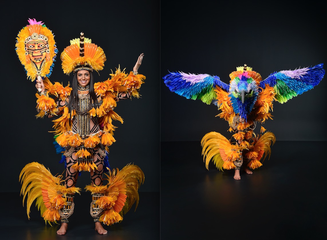 Mayra Dias vestirá traje típico arrebatador feito por artista de Parintins no Miss Universo