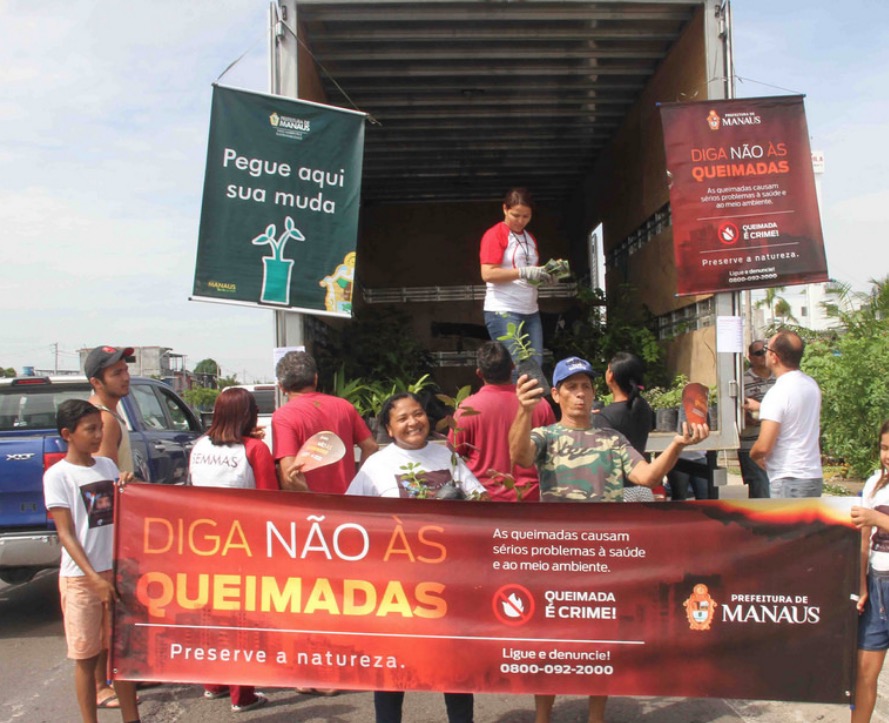 Pedágio Ambiental entrega mais de mil mudas nesta quarta-feira em Manaus