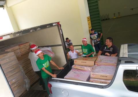 Mesa Brasil distribui 15 mil chesteres no Amazonas