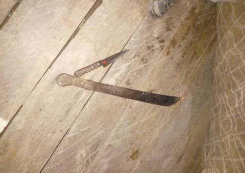 Após levar terçadada no peito, sobrinho mata tio a facadas em sítio no Amazonas