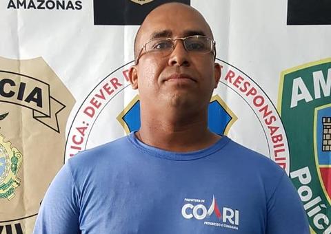 No Amazonas, polícia prende dupla suspeita de desviar material utilizado na pavimentação de vias