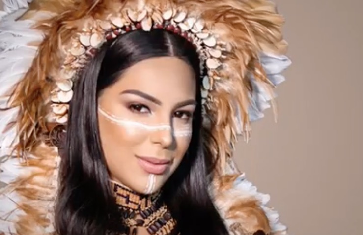 Mayra Dias mostra vídeo de traje amazônida arrebatador que será usado no Miss Universo