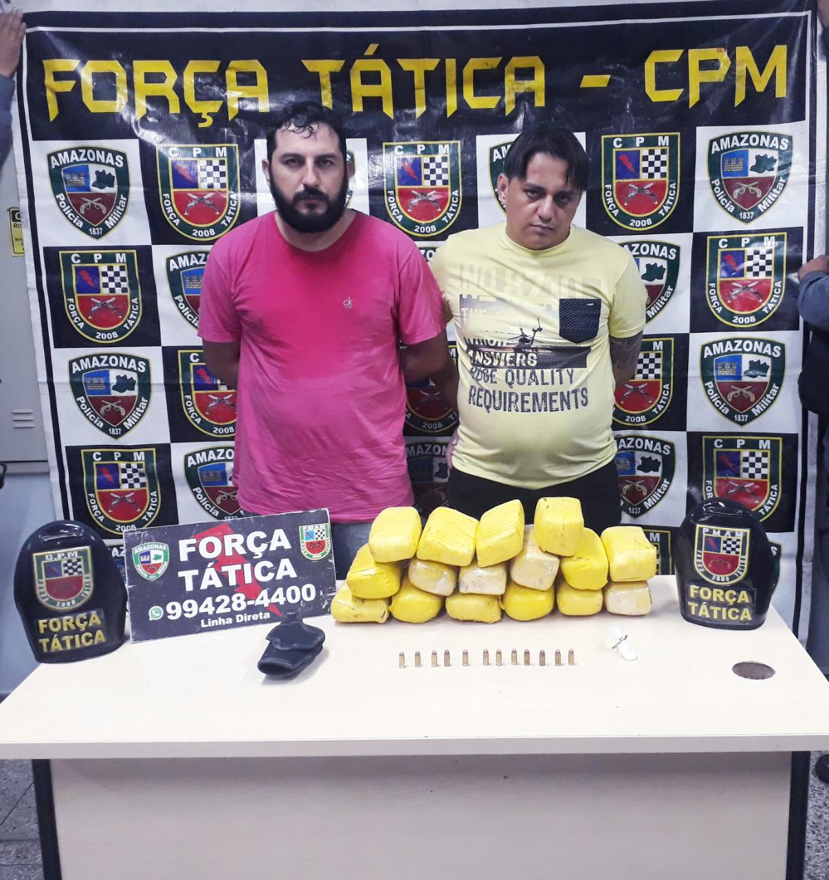 Dupla suspeita de abastecer bocas de fumo é presa em Manaus