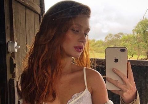 Marina Ruy Barbosa posta foto ousada de lingerie transparente e seguidores piram