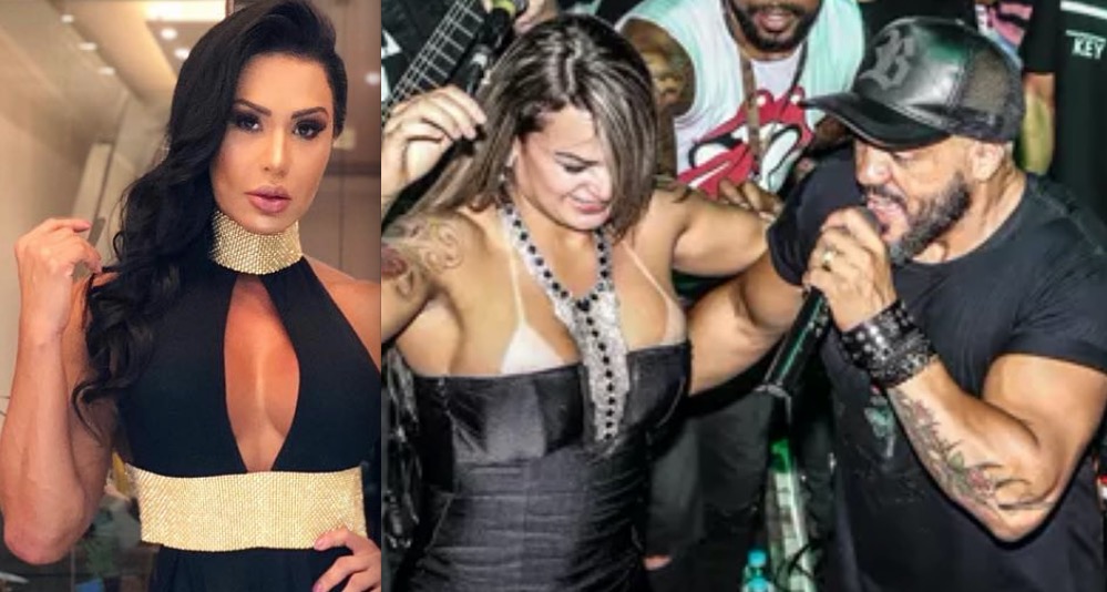 Ex-Miss Bumbum agarra Belo em show, se irrita com reação do cantor e Gracyanne comenta o caso