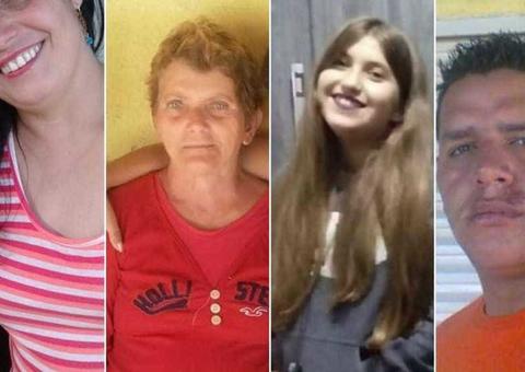 Acidente entre carro e ônibus mata seis pessoas da mesma família em estrada