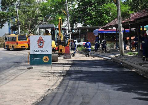 Ruas do Distrito Industrial passam por manutenção de emergência