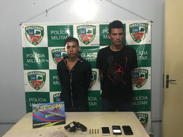 Em Manaus, dupla suspeita de fazer arrastões é presa ao sofrer acidente de carro