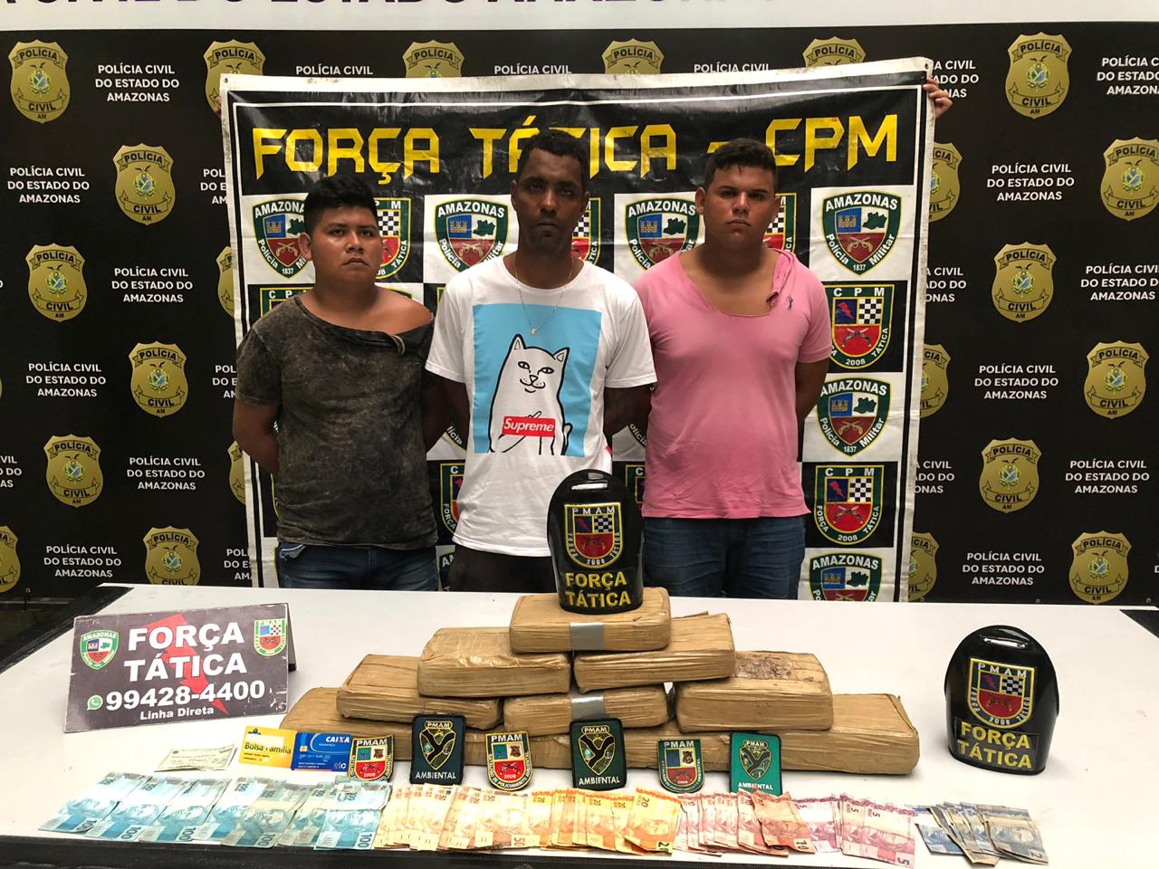 Em Manaus, baiano é preso enquanto aguardava encomenda de drogas em hotel