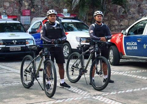 Vila Olímpica recebe ciclopatrulhamento da Polícia Militar em Manaus 