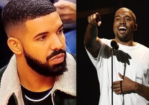Kanye West ataca Drake e diz que foi ameaçado de morte pelo rapper 