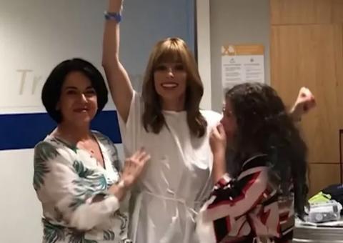 Ana Furtado comemora fim da quimioterapia em vídeo emocionante: ‘a cura é minha’