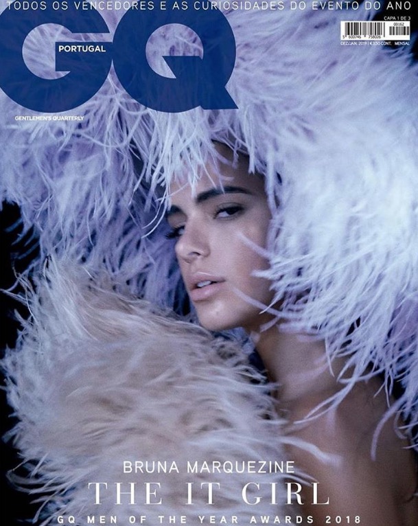 Mais sarada do que nunca, Bruna Marquezine é capa de revista em Portugal