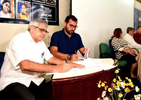 Hemoam assina contrato para retomada das obras de Hospital do Sangue