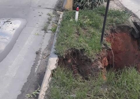 Trecho da Torquato Tapajós é liberado após reparos