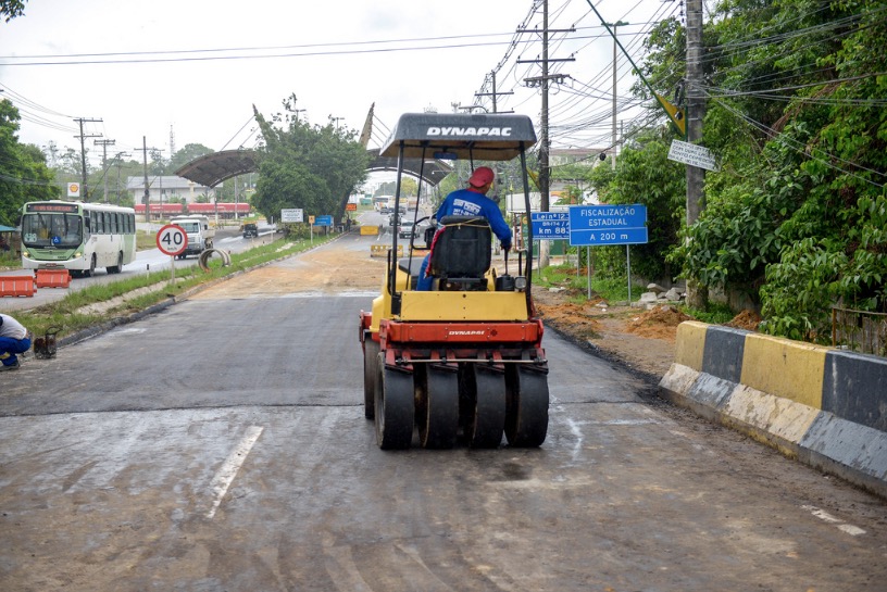 Trecho da Torquato Tapajós é liberado após reparos