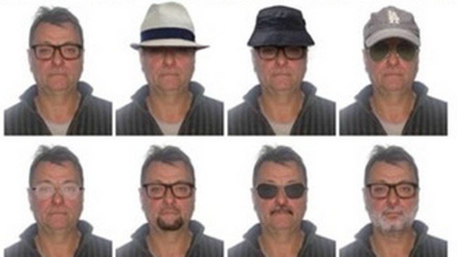  PF simula 20 possíveis disfarces de Battisti e pede ajuda para encontrar o ativista