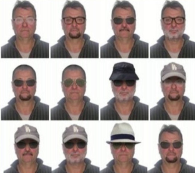 Polícia Federal divulga possíveis disfarces de Cesare Battisti 