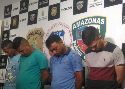 Grupo é preso em operação da polícia em Manaus 