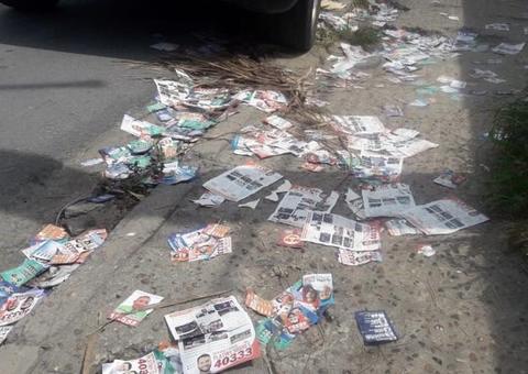 MPE processa 92 candidatos por sujar as ruas com santinhos nas eleições do Amazonas 