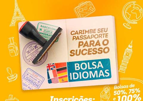 Bolsa Idiomas: Carimbe seu passaporte para o sucesso