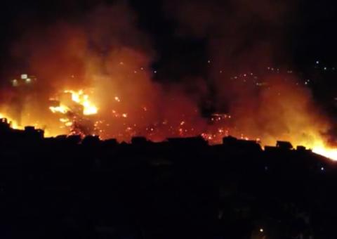 600 casas são atingidas por incêndio no Educados; Fogo foi controlado