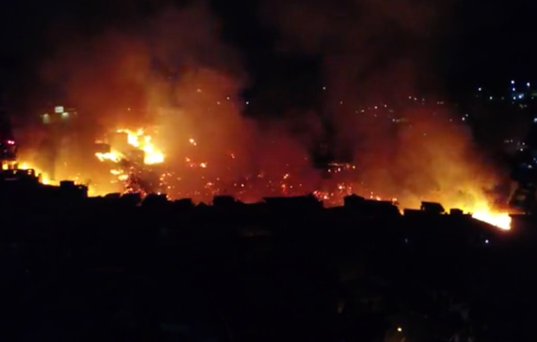 600 casas são atingidas por incêndio no Educados; Fogo foi controlado