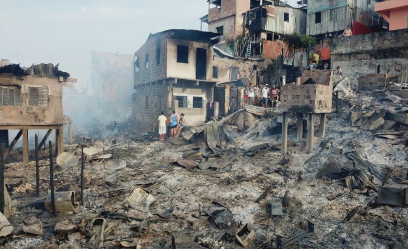 Aleam e MP abrem sedes para recebimento de doações às vítimas de incêndio no Educandos
