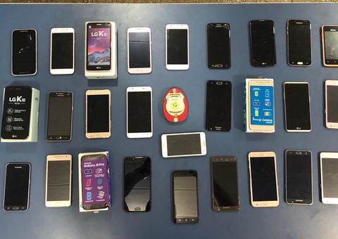 Polícia recupera 33 aparelhos celulares roubados no Amazonas 