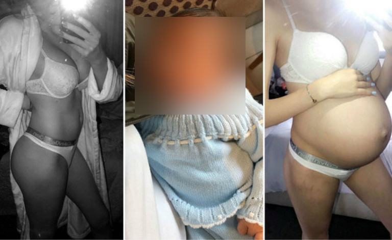 Barriga 'cresceu do nada' e jovem de 18 anos descobre que é gravidez