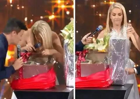 Ana Hickmann não ganha pedra, mas presente vira piada: ‘cesta básica’