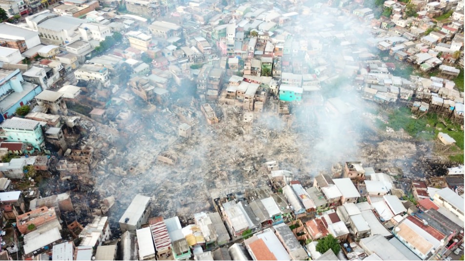 MPF acompanha ações humanitárias em favor  das vítimas de incêndio no Educandos