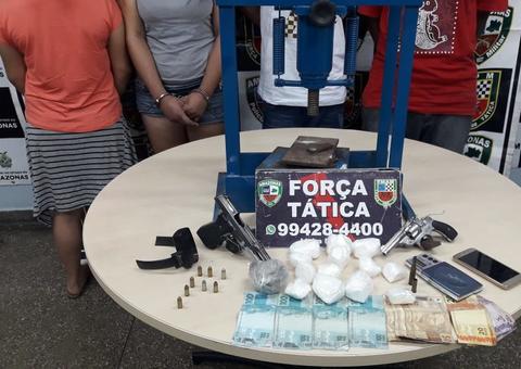 Grupo que planejava arrastões é preso com drogas e armas em Manaus