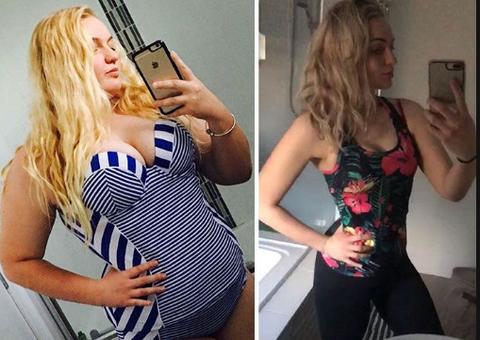 Adolescente perde 63 quilos para entrar em vestido de formatura