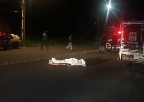 Às vésperas do Natal, homem morre ao ser atropelado no Distrito Industrial