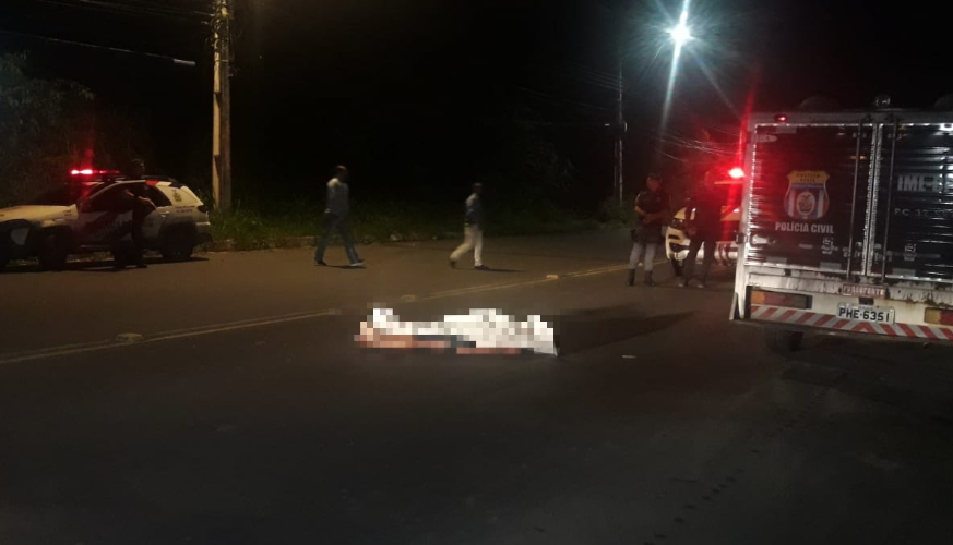 Às vésperas do Natal, homem morre ao ser atropelado no Distrito Industrial