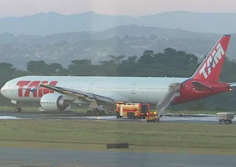 Latam diz que avião que apresentou falha não chegou a decolar