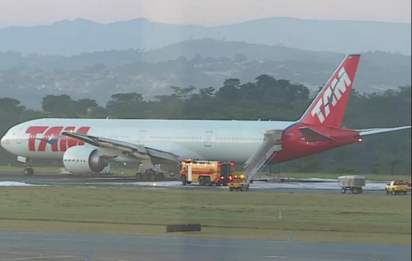 Latam diz que avião que apresentou falha não chegou a decolar