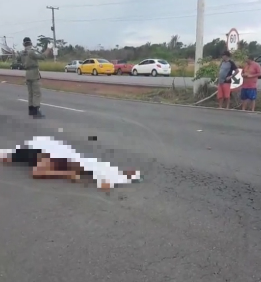 Indo trabalhar, ciclista morre após ser atropelado na estrada da Ponte Rio Negro