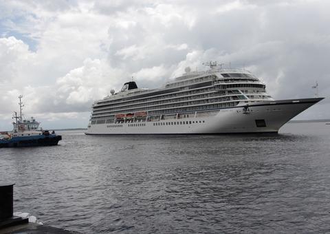 Navio Vikings encerra Temporada de Cruzeiros em Manaus neste ano