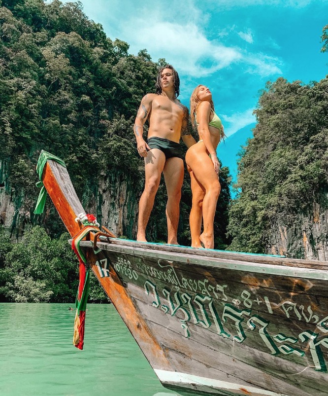 Sarados, Whindersson Nunes e Luísa Sonza comemoram 10 meses de casamento em viagem paradisíaca