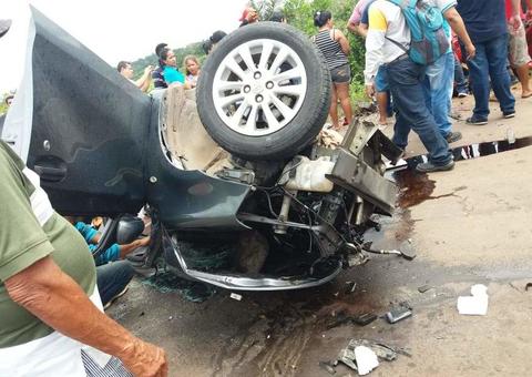 Acidente gravíssimo deixa 3 mortos e 3 feridos na estrada Manaus-Manacapuru