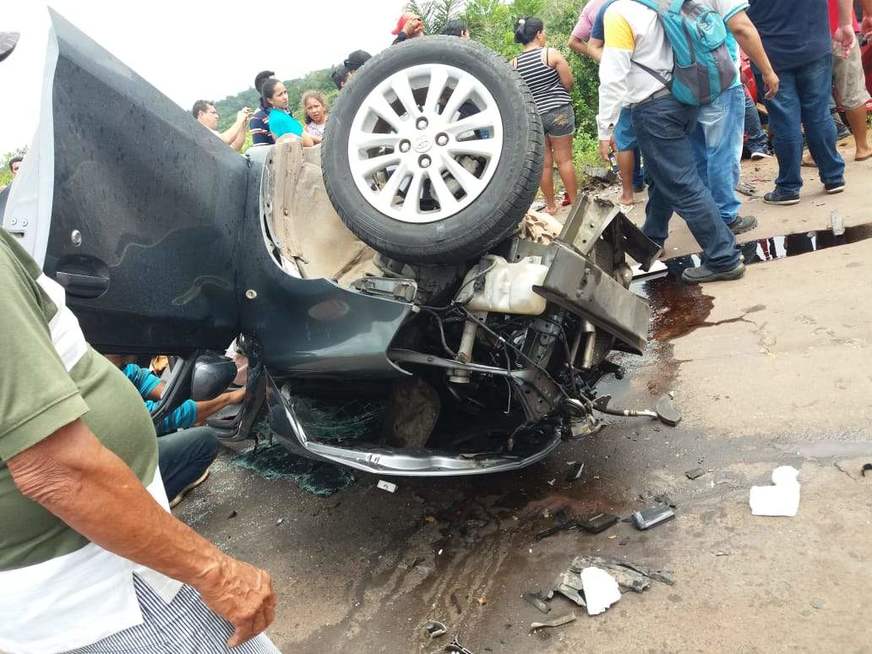 Acidente gravíssimo deixa 3 mortos e 3 feridos na estrada Manaus-Manacapuru