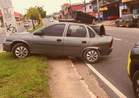 Em Manaus, motorista perde o controle enquanto recebe sexo oral e deixa 5 feridos