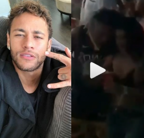 Neymar é flagrado em clima de intimidade com morena e levanta boatos de novo affair