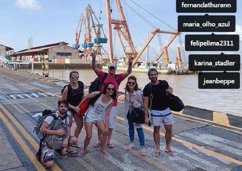 Fabio Assunção posta primeira foto ao lado da nova namorada em viagem ao Pará